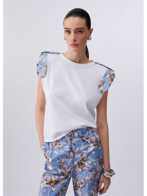 T-shirt woman white LIU JO | WA6201J6308/P9551